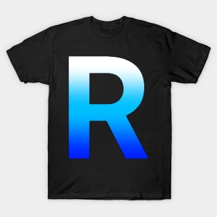 Blue Letter R T-Shirt